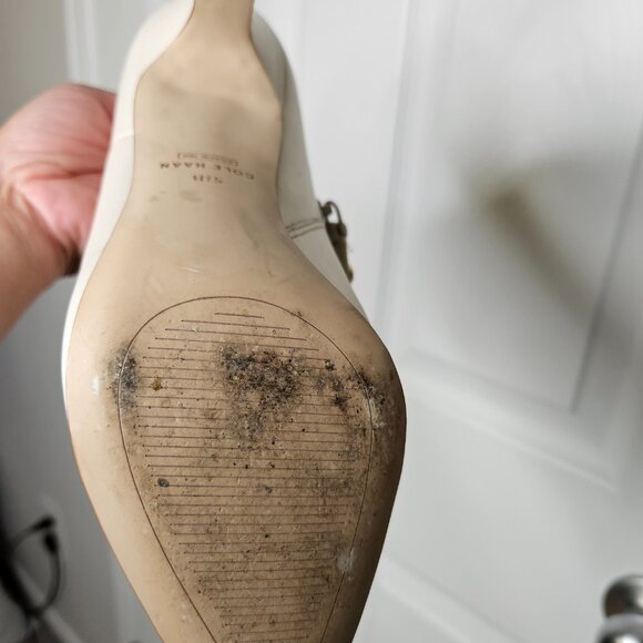 COLE HAAN leather white boots women's size  5 1/2 B - Picture 15 of 16